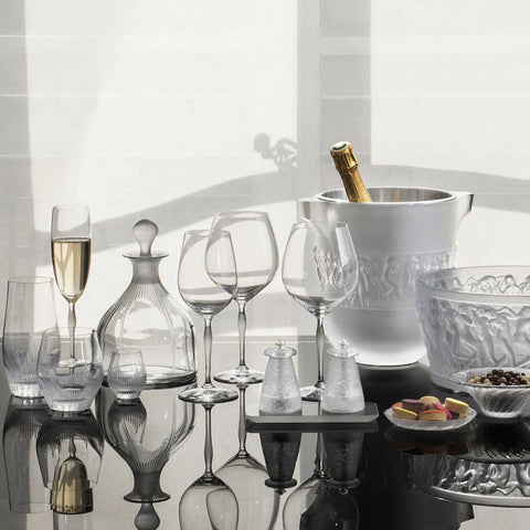 100 Points Burgundy Glass by Lalique