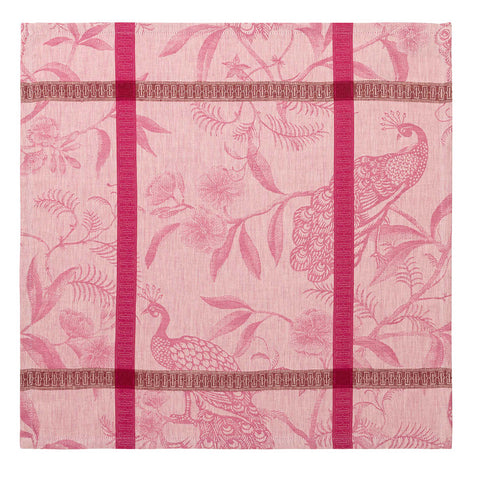 A L'orangerie - Pink Napkin  by Le Jacquard Francais