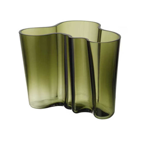 Aalto Vase 160mm 6.3" Moss Green by Iittala
