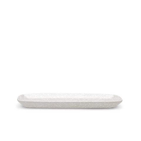 Alchimie White Rectangular Platter - Medium by L'Objet