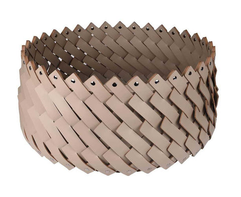 Almeria Round Basket Large Taupe by Pinetti