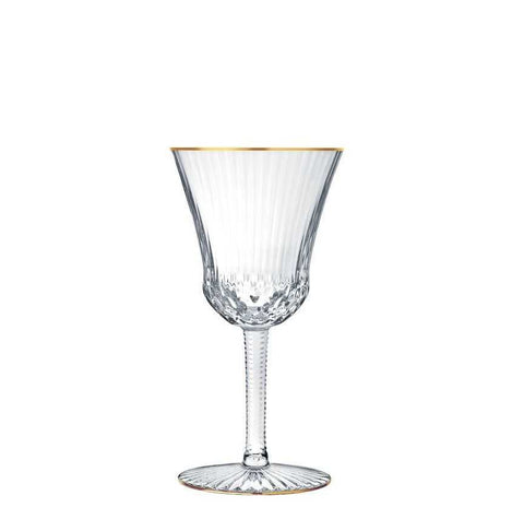 Apollo Gold #3 Wine Glass by Saint Louis