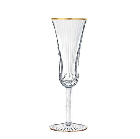Apollo Gold Champagne Flute by Saint Louis