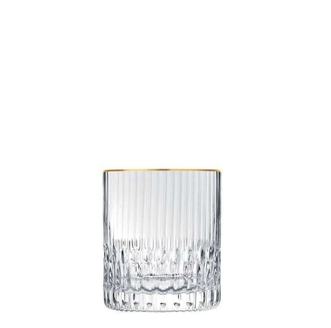 Apollo Gold Medium Cylindrical Tumbler by Saint Louis