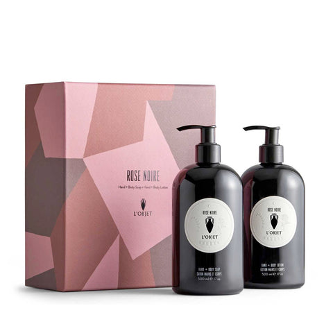 Apothecary Rose Noire Soap And Lotion Set  by L'objet