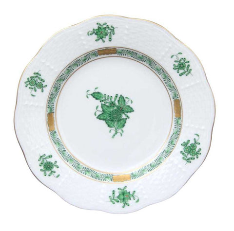 Apponyi Green Bread plate by Herend