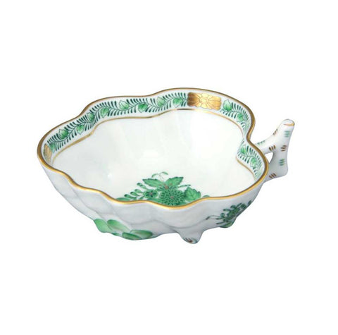 Apponyi Green Sugar Bowl Open by Herend