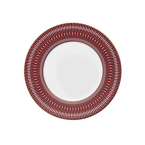 Arcadia Dinner Plate 27 Red X2 by Baccarat