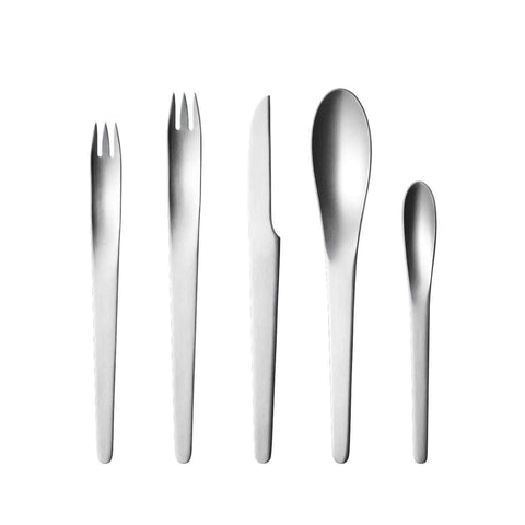Arne Jacobsen 5 piece placesetting by Georg Jensen