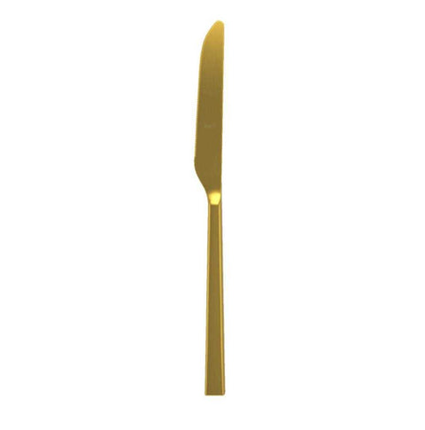 Atena Oro Ice TABLE KNIFE SOLID HAND. by Mepra