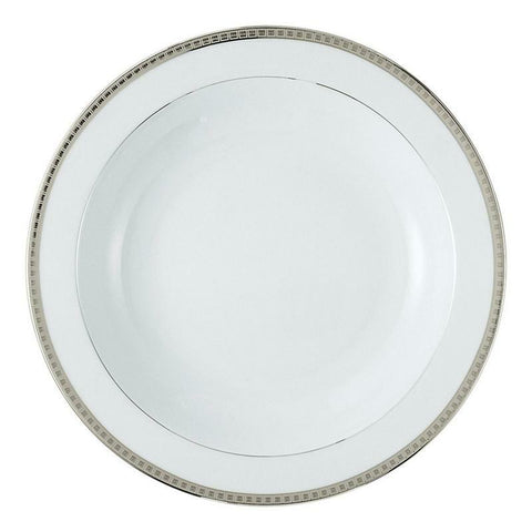 Athena Platinum Deep Round Dish by Bernardaud