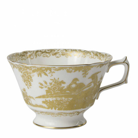 Aves Gold Breakfast Cup by Royal Crown Derby