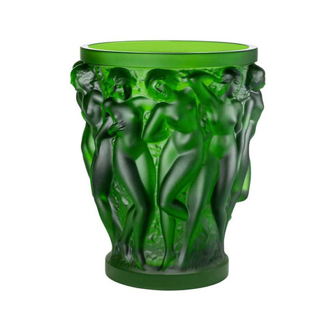 Bacchantes Vase Amazon Green by Lalique