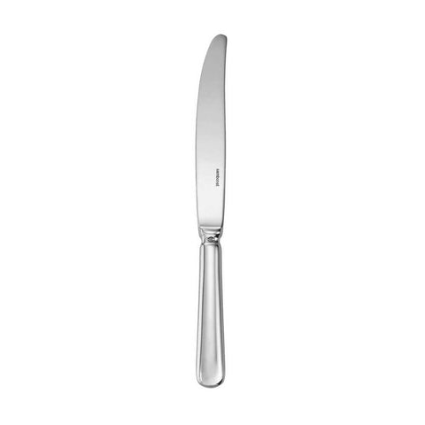Baguette Silverplated Dessert Knife Solid Handle by Sambonet