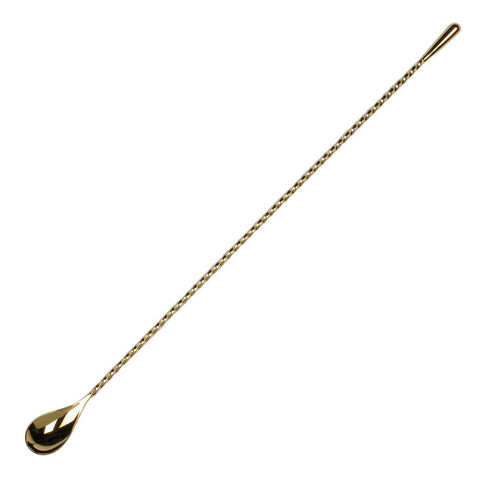 Bar Spoon Shizuku Tear Drop Gold 40 Cm by Japanese Bar Tools