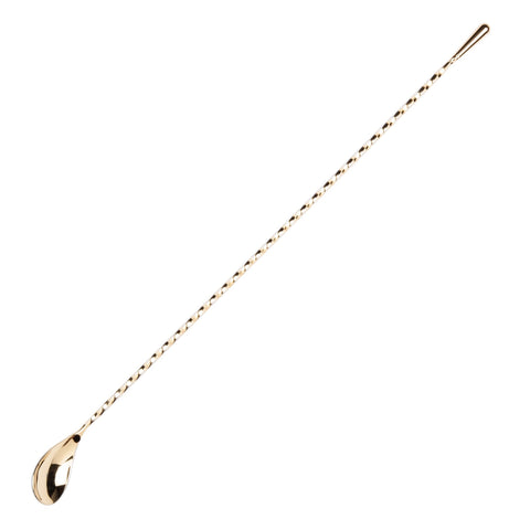 Bar Spoon Tear Drop Gold 40 Cm by Japanese Bar Tools