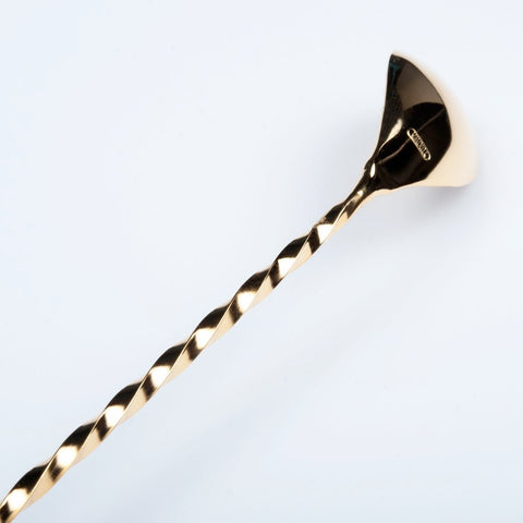 Bar Spoon Tear Drop Gold 40 Cm by Japanese Bar Tools