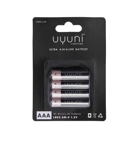 Batteries AAA 4-Pack by Uyuni
