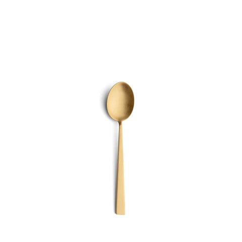 Bauhaus Matte Gold Coffee/Tea Spoon by Cutipol