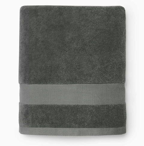 Bello Nuovo Charcoal Bath Towel by Sferra