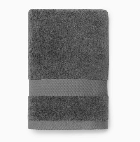 Bello Nuovo  Charcoal Hand Towel by Sferra