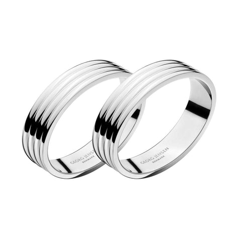 Bernadotte  Napkin Ring, 2 Pcs by Georg Jensen