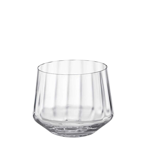 Bernadotte Set Of 6 Low Crystal Tumblers by Georg Jensen