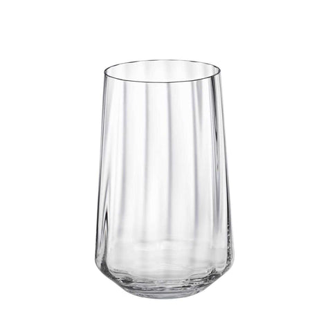 Bernadotte Set Of 6 Tall Crystal Tumblers  by Georg Jensen