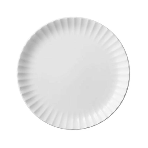 Bernadotte Soft Groove Lunch Plate Porcelain  by Georg Jensen