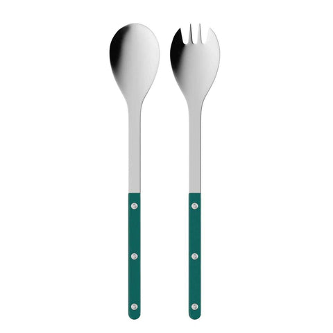 Bistort Solid Aquamarine Salad Set 2/pc by Sabre