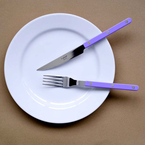 Bistrot Mauve 5 pc place setting by Sabre