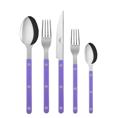 Bistrot Mauve 5 pc place setting by Sabre