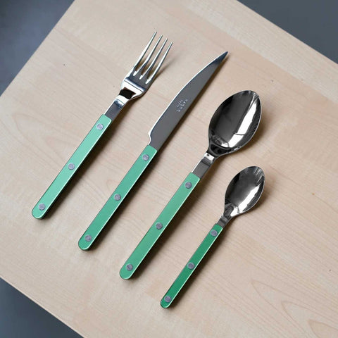 Bistrot Pearly Garden Green 5 Pieces Cutlery Set  by Sabre
