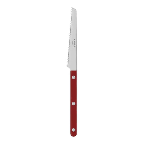 Bistrot Solid  Burgundy Tomato Knife by Sabre