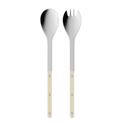Bistrot Solid Ivory Salad Set 2/pc by Sabre