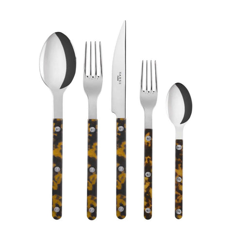 Bistrot Tortoise 5 pc place setting by Sabre