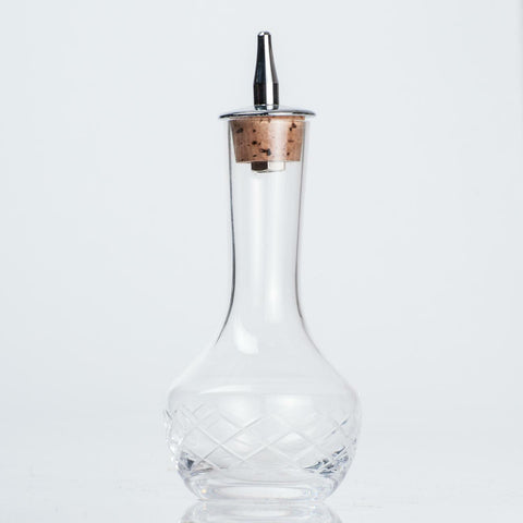 Bitters Bottle Yarai Cut W/Cork 85ml by Japanese Bar Tools