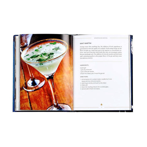 Black Bonded Leather The Martini Field Guide by Graphic Image