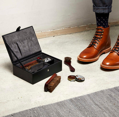 Blake Shoe Shine Kit Black/Grey by Wolf