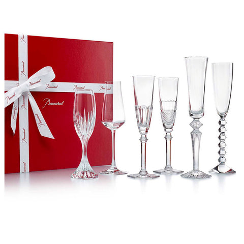 Bubble Box Flute Set by Baccarat