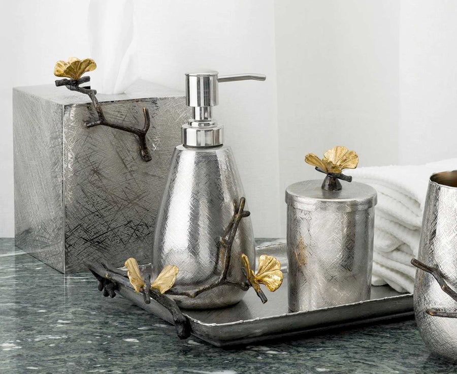 Butterfly Ginkgo Bathroom Accessories by Michael Aram
