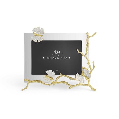 Butterfly Ginkgo Gold 5x7 Frame by Michael Aram