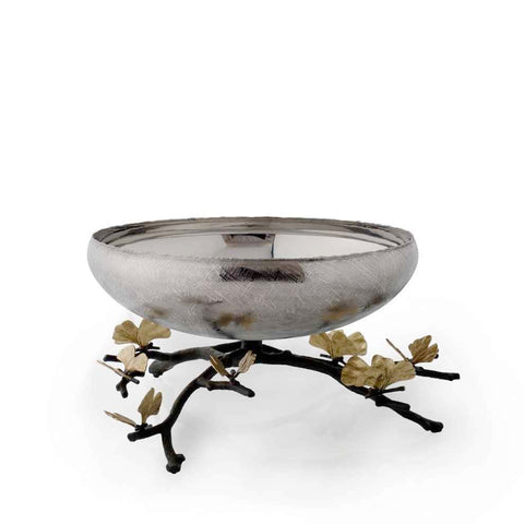 Butterfly Ginkgo Medium Centerpiece Bowl by Michael Aram