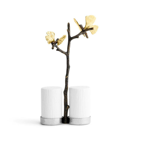 Butterfly Ginkgo Salt & Pepper Shakers by Michael Aram