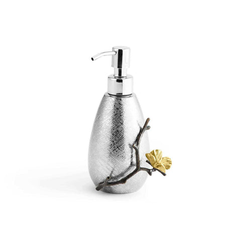 Butterfly Ginkgo Soap Dispenser by Michael Aram