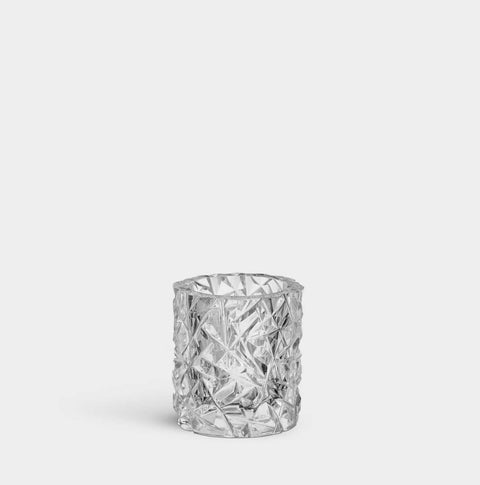 Carat  Candle Holder Clear Small by Orrefors
