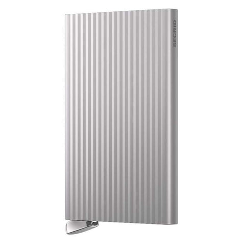 Cardprotector + Fluted Silver by Secrid