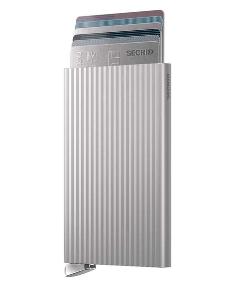 Cardprotector + Fluted Silver by Secrid