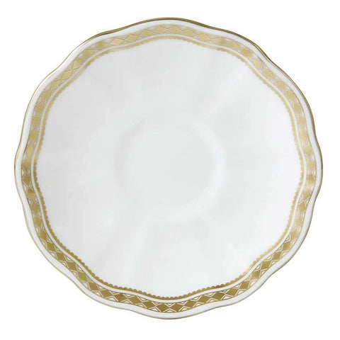 Carlton Gold Coffee Saucer by Royal Crown Derby