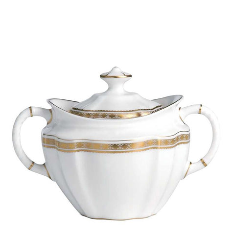 Carlton Gold Covered Sugar L/S by Royal Crown Derby